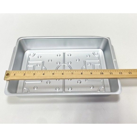 Soccer Football Field Cake Pan Baking Rectangular Soccer Mold Brand New As Is - Picture 6 of 8